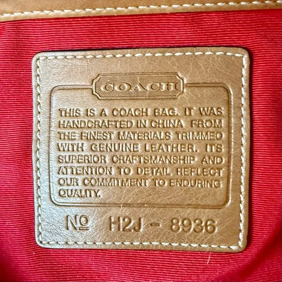 Vintage Coach Wool Tartan Plaid Mini Tote Bag  Y2K 2003 - Picture 12 of 15